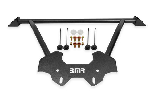 BMR Suspension 64-72 GM A-Body Front Reinforcement Brace - Black Hammertone