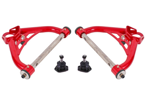 BMR 70-81 Chevrolet Camaro A-Arms Upper Non-Adjustable Delrin Std Ball Joint - Red