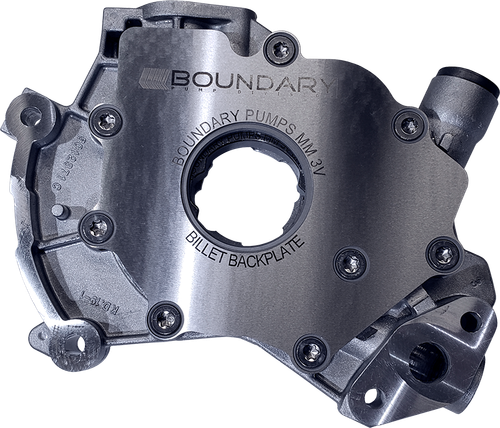 Boundary 99-15 Ford Modular Motor (All Types) V8 Oil Pump Assembly w/Billet Back Plate