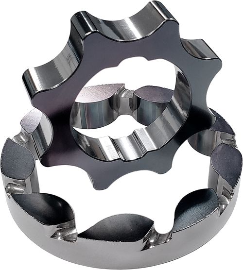 Boundary 2011+ Ford Coyote Mustang/GT350 Billet Black Oil Pump Gear - Vane Ported MartenWear Treated