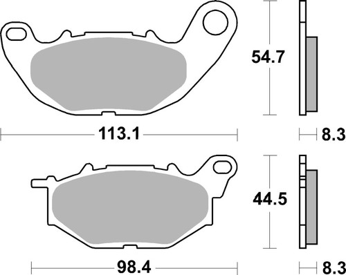 Brembo 16-17 Yamaha MT-25 250cc Sinter Brake Pad - Front