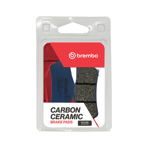 Brembo 09-11 BMW K1300R/2015 K1300R/09-15 K1300S Carbon Ceramic CC Brake Pad - Rear