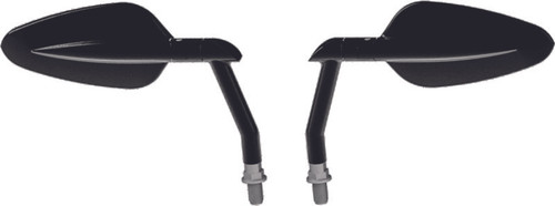 Burly Brand Radar Mirror Set - Black