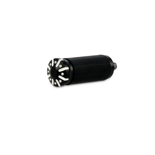 Burly Brand Universal Hawk Toe Peg Billet - Black Machined