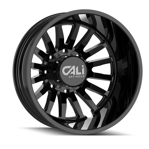 Cali Off-Road 9110D Summit Dually 20x8.25 / 8x165.1 BP / -232mm Offset / 121.3mm Hub Gls Blk Wheel