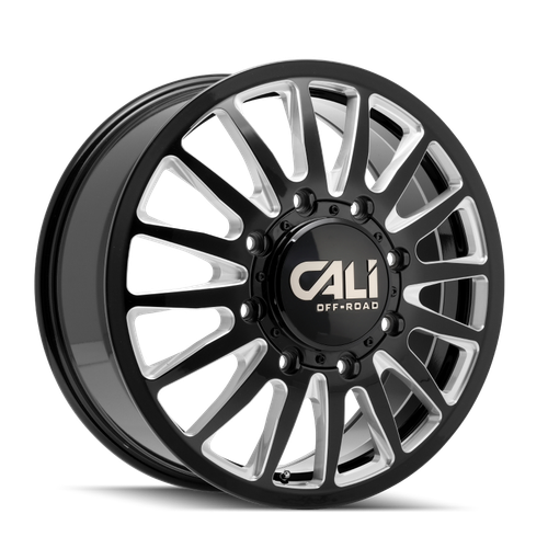 Cali Off-Road 9110D Summit Dually 20x8.25 / 8x200 BP / -192mm Offset / 142mm Hub Gls Blk Mill Wheel
