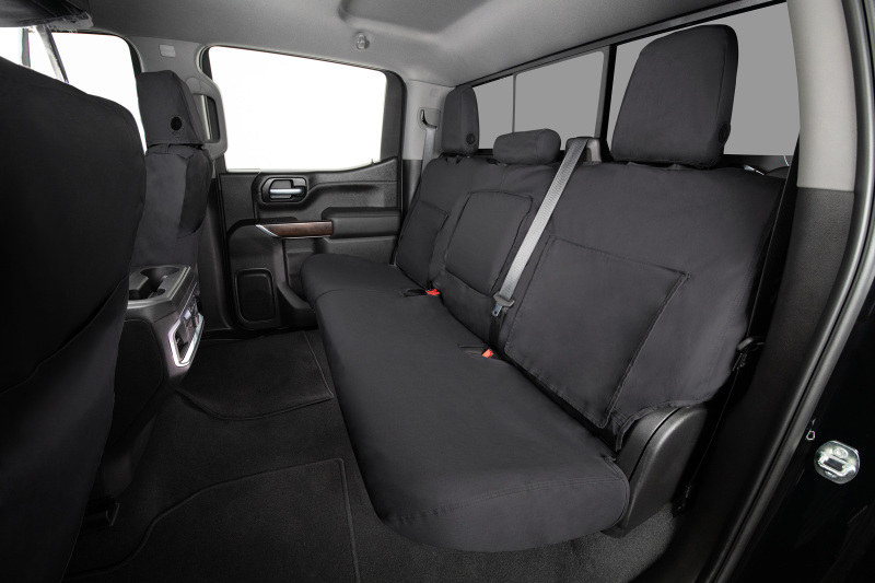 Covercraft 22-24 Dodge RAM 2500/3500 Polycotton SeatSaver Custom Front Row Seat Covers - Charcoal