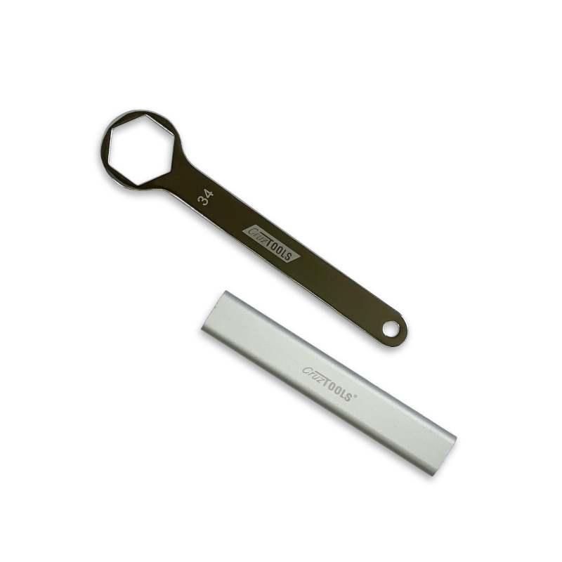 CruzTOOLS 34mm Axle Wrench with Extension for BMW Motorcycles