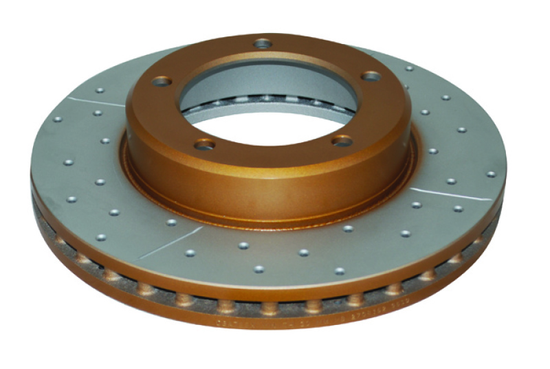 DBA 98-05 Lexus LX 470 / 98+ Toyota Landcruiser 100 Series Front Drilled & Slotted 4000 Series Rotor