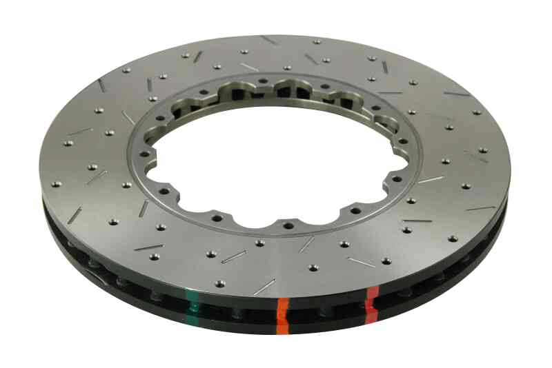 DBA 2004 WRX STi (5x100) Front Cross Drilled & Slotted 5000 Series Replacement Rotor Rings