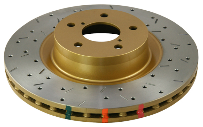 DBA 99-04 Land Rover Range Rover Front 4000 Series Drilled & Slotted Rotor