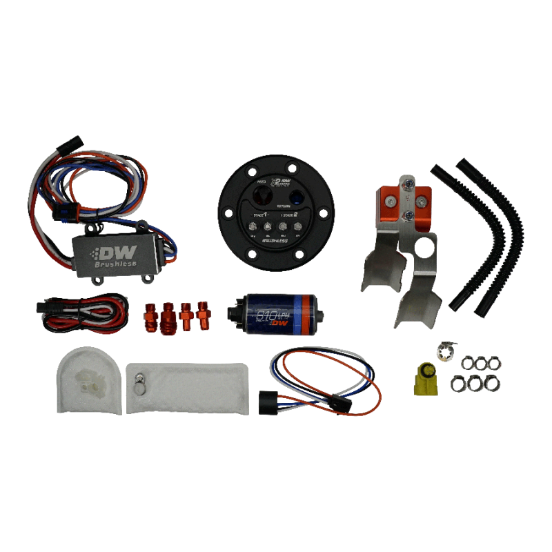 DeatschWerks X2 Pump Hanger w/ 810lph Brushless Fuel pump for 92-00 Honda Civic
