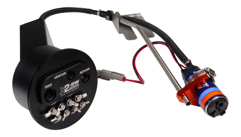 DeatschWerks 94-02 Nissan Silvia and Skyline X2 Surge Module with DW420 Pumps and Install Kit