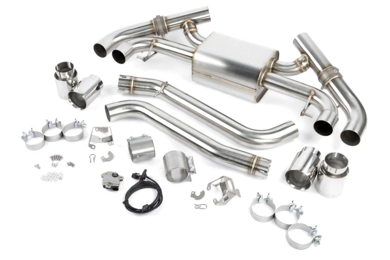 Dinan 23-26 BMW M240i/M240i xDrive (G42) Valved Axleback Exhaust System - Polished Tips