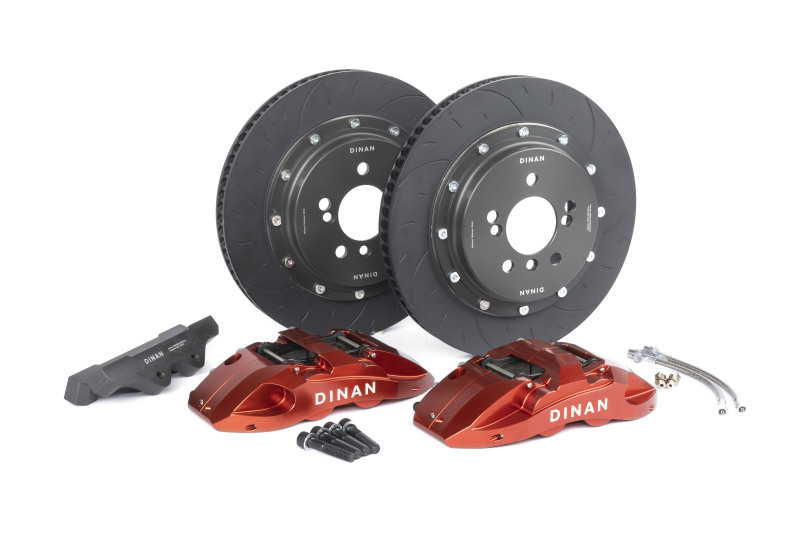 Dinan 14-16 BMW 228i Front Big Brake Kit - 370x32mm 4 Piston - Red