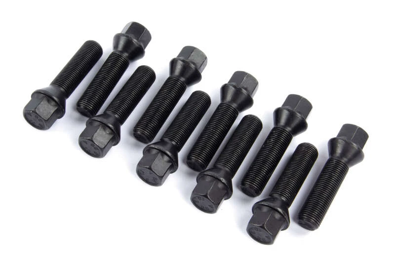 Dinan Lug Bolts - Cone Seat - M14x1.25 - 33mm - Black (Set of 10)