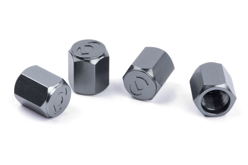Dinan Valve Stem Caps - Gunmetal (Set of 4)