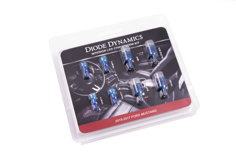 Diode Dynamics Mustang Interior Light Kit 15-17 Mustang Stage 2 - Blue