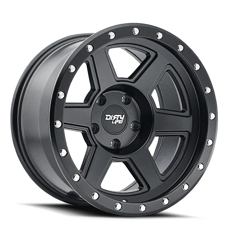 Dirty Life Compound 9315 20x9 / 6x139.7 BP / -12mm Offset / 106mm Hub Matte Black Wheel