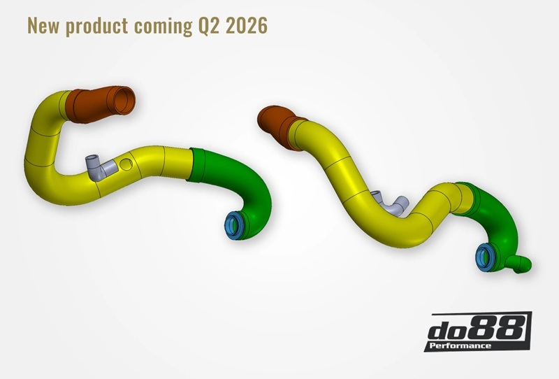 do88 16-19 Porsche 911 Carrera (991.2) Turbo Inlet Hoses - Hybrid Turbo