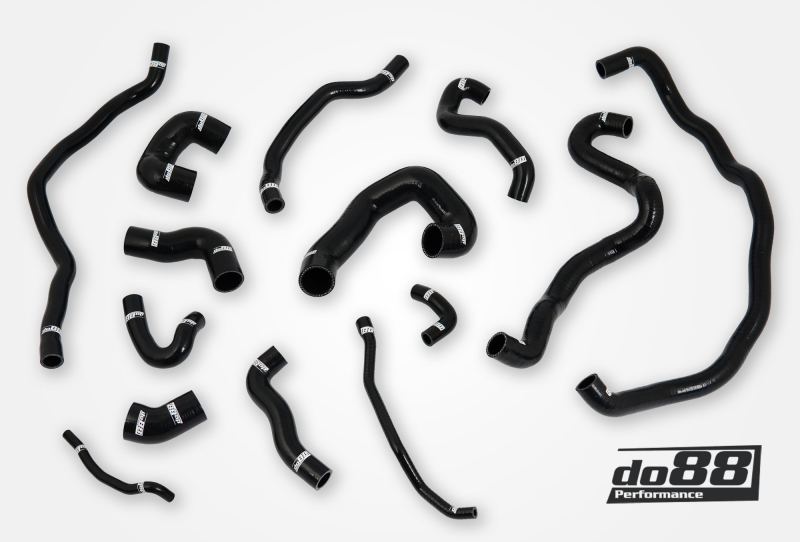 do88 07-10 BMW 135i/335i N54 (E82/E88/E9X) Coolant Hoses - Black