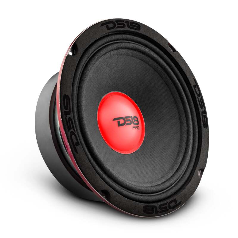 DS18 6.5in 250 Watts RMS 4 ohm Mid-Range Loudspeaker w/ RGB Dust Cap