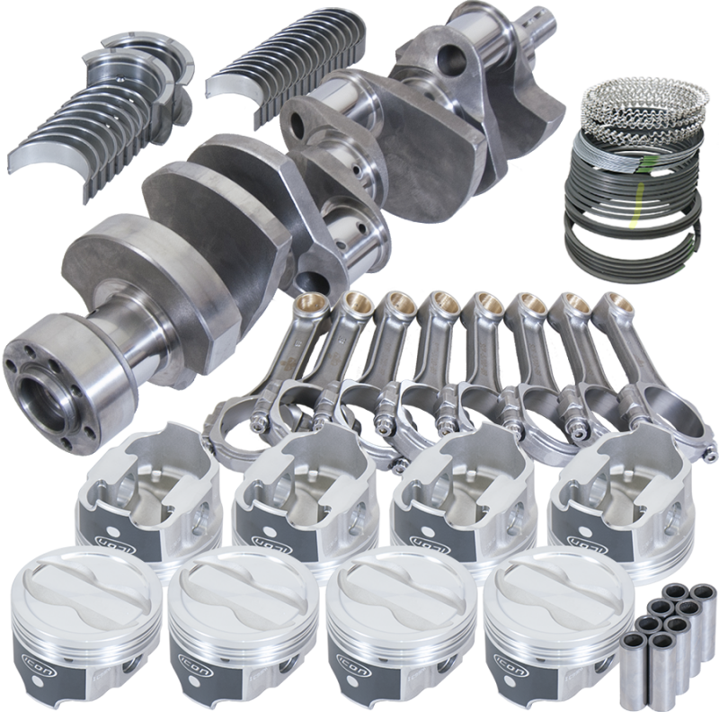 Eagle Chevy LT1350 1Pc 3.750in Crank 5.700in I-Beam Rods -18cc 4.040in Pistons Rotating Assembly