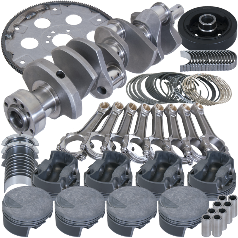 Eagle Chevy 454 1Pc 4.250in Crank 6.385in I-Beam Rod -3cc Flat Top 4.310in Pistons Balanced Assembly
