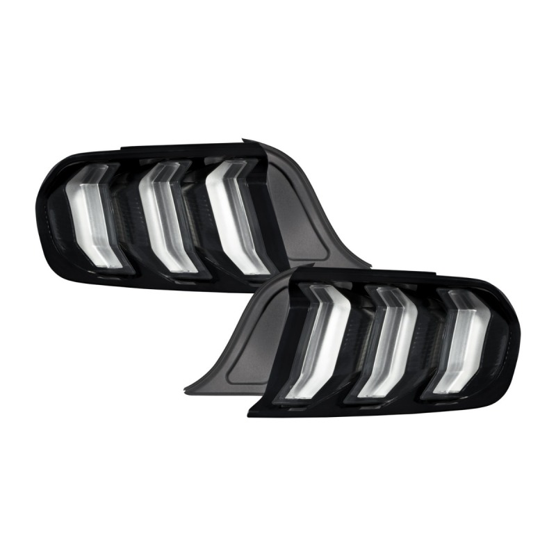 Form Lighting 2015-2023 Ford Mustang LED Tail Lights Smoke (Pair)