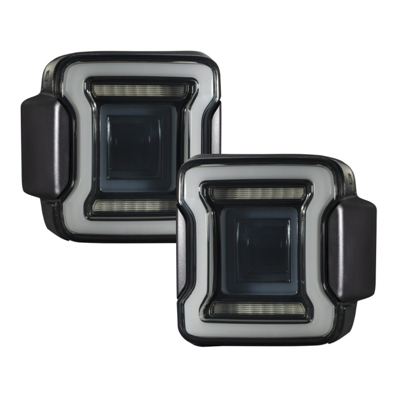 Form Lighting 2018-2023 Jeep Wrangler LED Tail Lights Smoke (Pair)