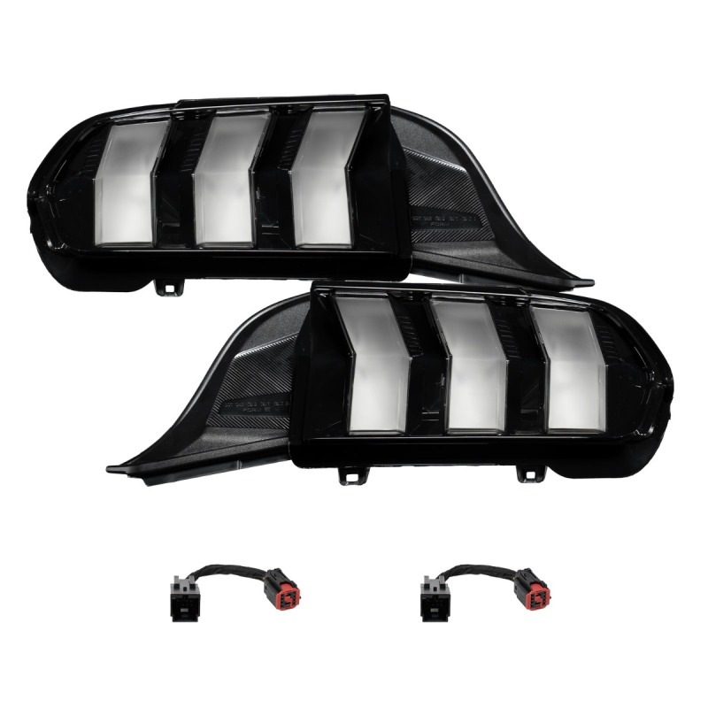 Form Lighting 2024+ Ford Mustang Sequential LED Tail Lights Clear (Pair)