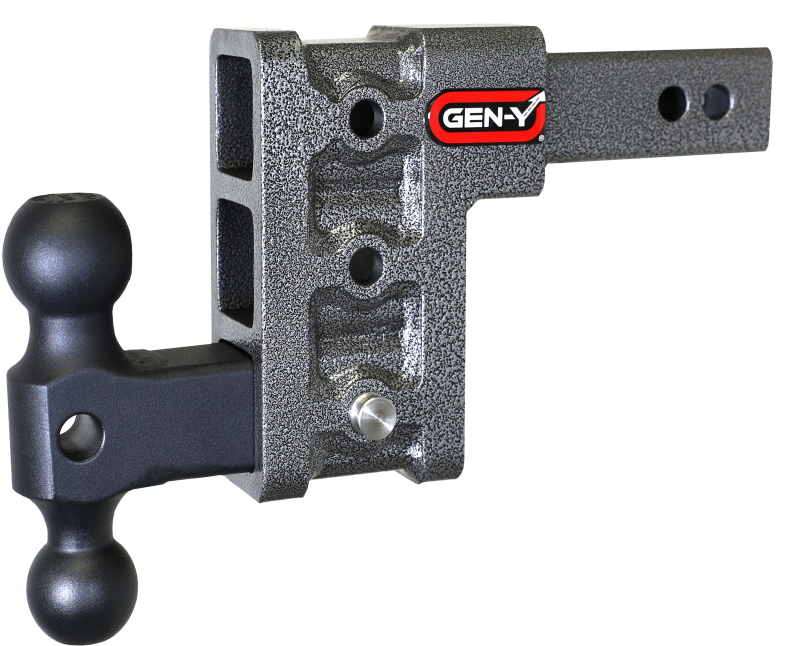 Gen-Y Mega Duty 2in Shank 5in Drop 1.5K TW 10K Hitch w/GH-031 Dual-Ball