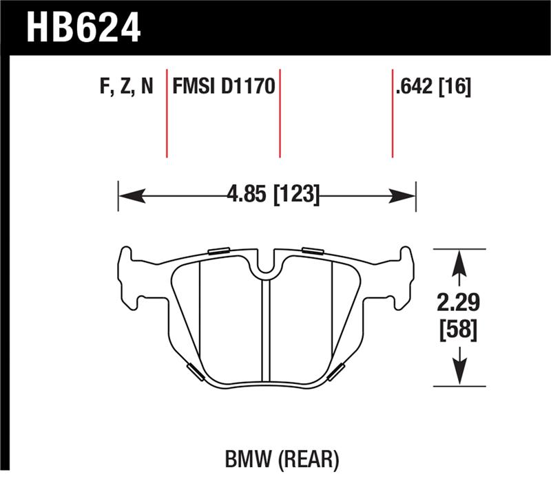 Hawk 06 BMW 330i/330xi / 07-09 335i / 07-08 335xi / 09 335d / 08-09 328i Performance Ceramic Street