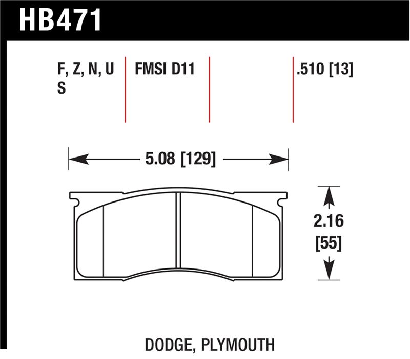 Hawk HPS Street Brake Pads