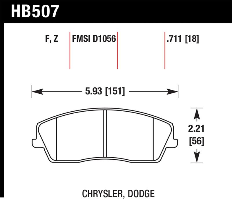 Hawk Performance Ceramic Street Brake Pads