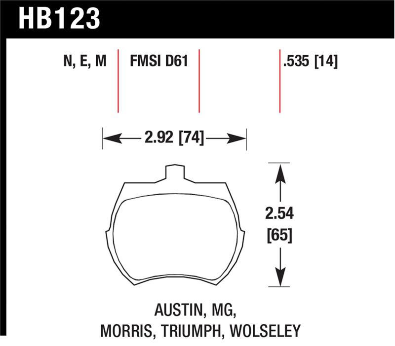 Hawk HP+ Street Brake Pads
