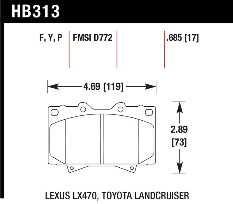 Hawk LTS Street Brake Pads