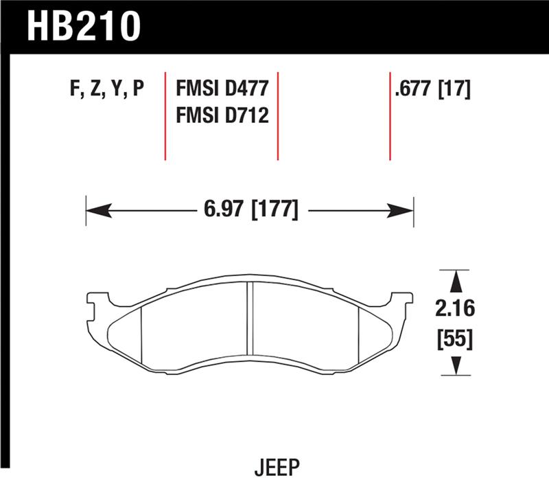 Hawk LTS Street Brake Pads
