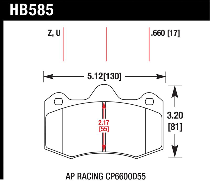 Hawk Performance Ceramic Street Brake Pads