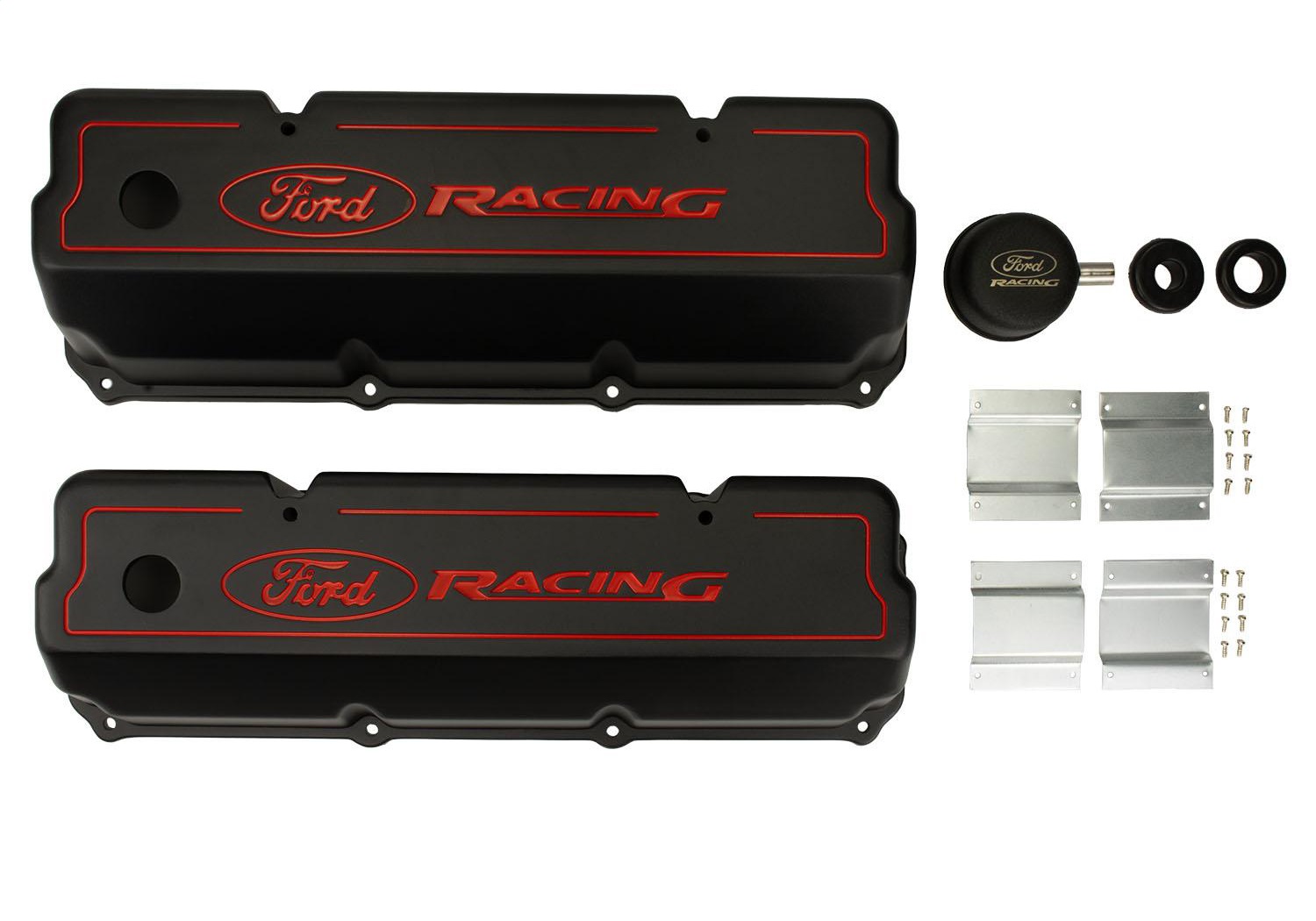 Cleveland Black Aluminum Valve Cover (M-6582-Z351B)