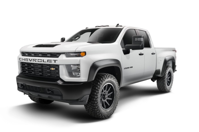 Husky Liners 20-25 Chevrolet Silverado 2500 HD Extend-A-Fender Flares 4pc - Blk