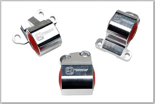 Innovative 92-95 Civic B/D Series Silver Aluminum Mounts 75A Bushings (2 Bolt)