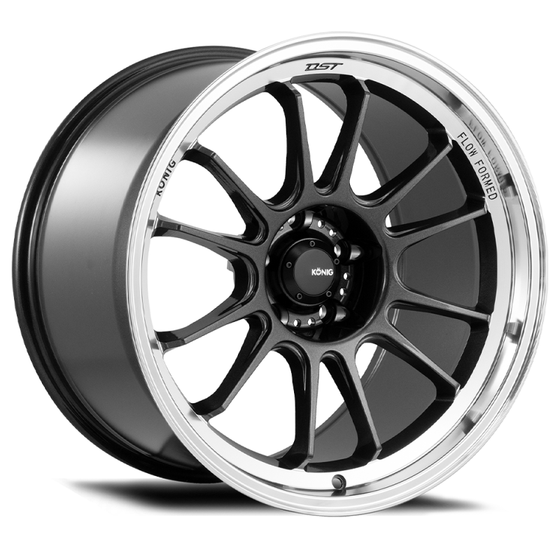 Konig Hypergram 18x9.5 5x112 ET30 Metallic Carbon w/ Machined Lip