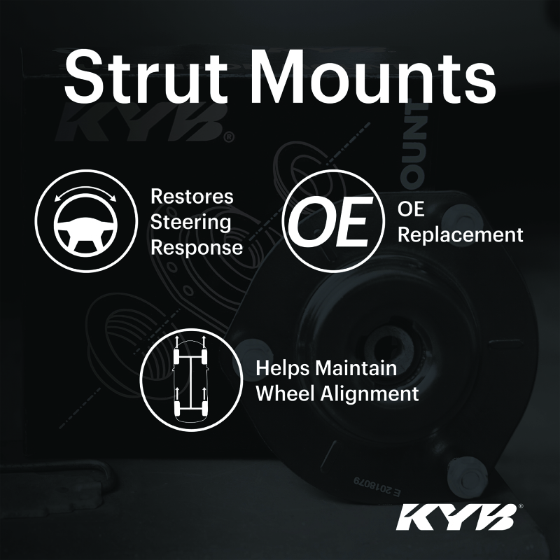 KYB 11-17 BMW X3 / 15-18 BMW X4 Strut Mount Kit - Rear