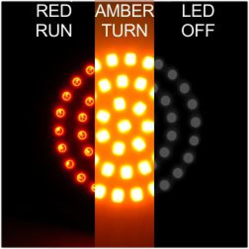 Letric Lighting Deluxe Bullet Style Switchbacks Red