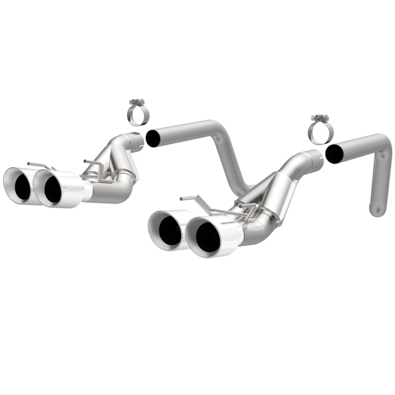 MagnaFlow 09-11 Chev Corvette V8 6.2L Comp Series Quad Center Rear Exit SS Cat-Back Perf Exhaust