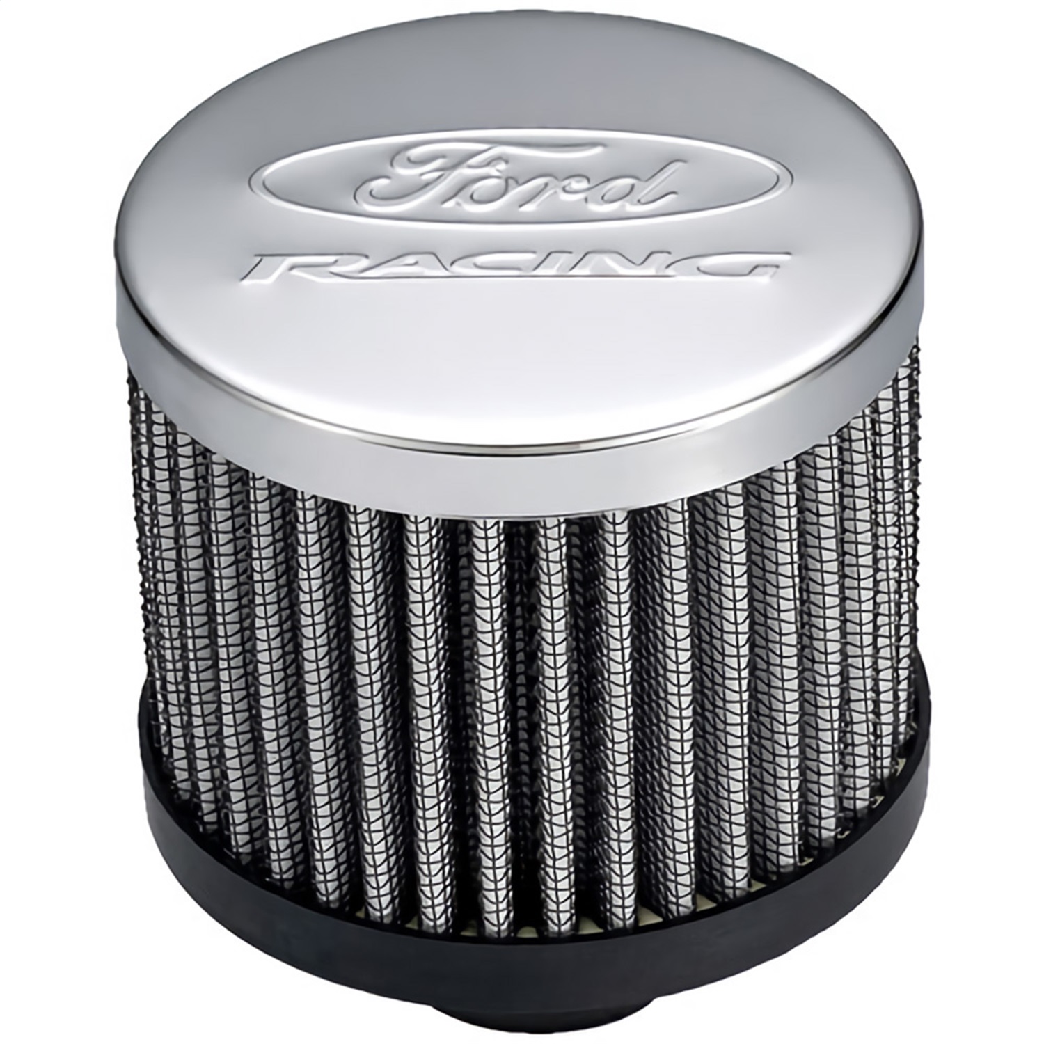 Push In Valve Cover Breather With Filter And Ford Racing Logo (302-236)