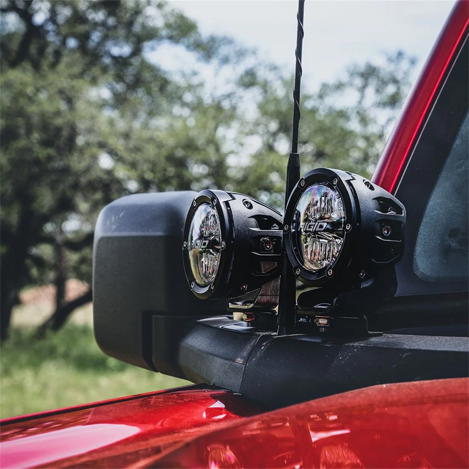 2021 -2025 Ford Bronco Dual Mirror Mounted Off-Road Lights (M-15200K-BDML)