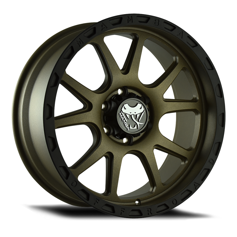 Mamba M27 17x9 6x139.7 ET12 Matte Bronze / Black Lip
