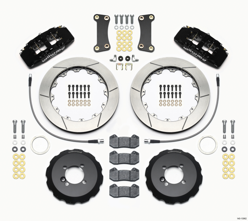 Wilwood Dynapro 6 Front Hat Kit 12.88in 2002-Up Mini Cooper w/ Lines